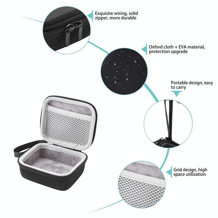 Travel Case For Jbl Go / Go 2 - Black / Red-1915196694623031299