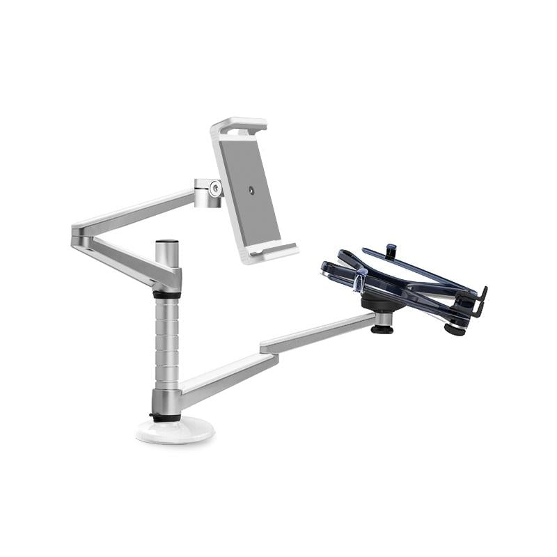 Versatile Rotating Stand For 10-16 Laptops And 4.7-12.9 Tablets - Adjustable Height-1964932279193178113