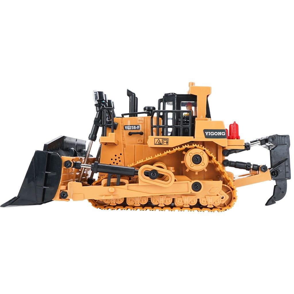 2.4G Rc 9-Channel Heavy Bulldozer 1 24 Crawler - Multi-Function-1915197170181607426