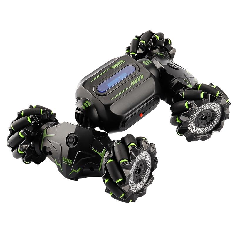 Twist Stunt Car With 2.4G Remote Control - Orange / Green-1964932347333840899
