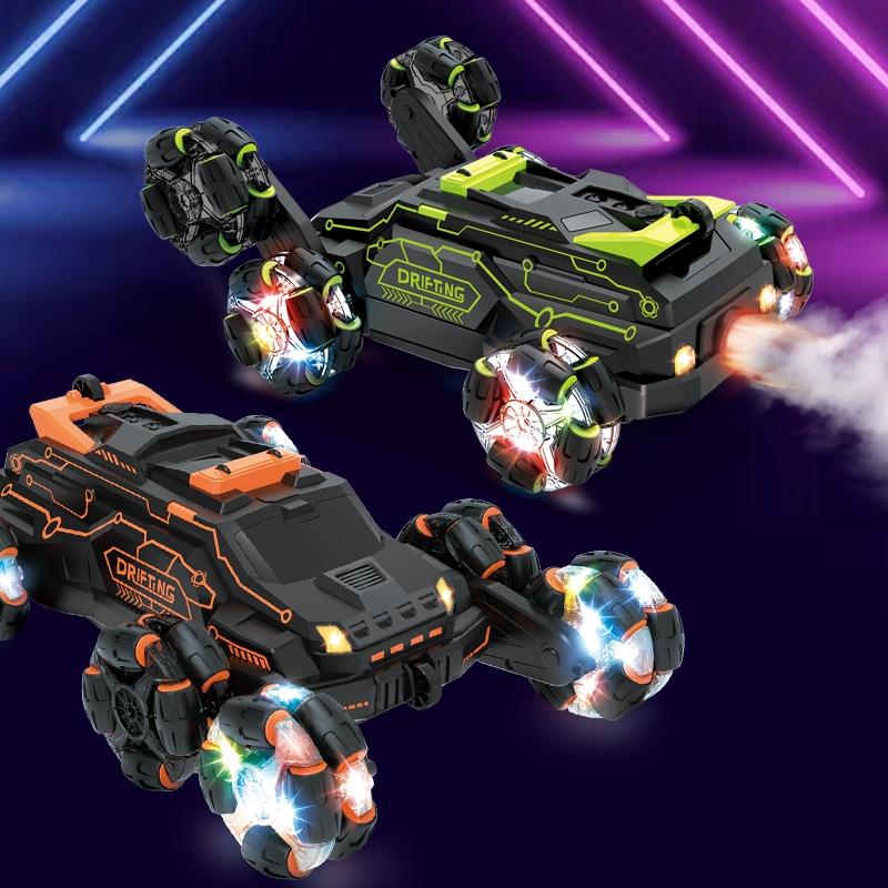 Spray Stunt Car With 2.4G Six-Wheel Drift - Ultimate Fun-1964932349133197317