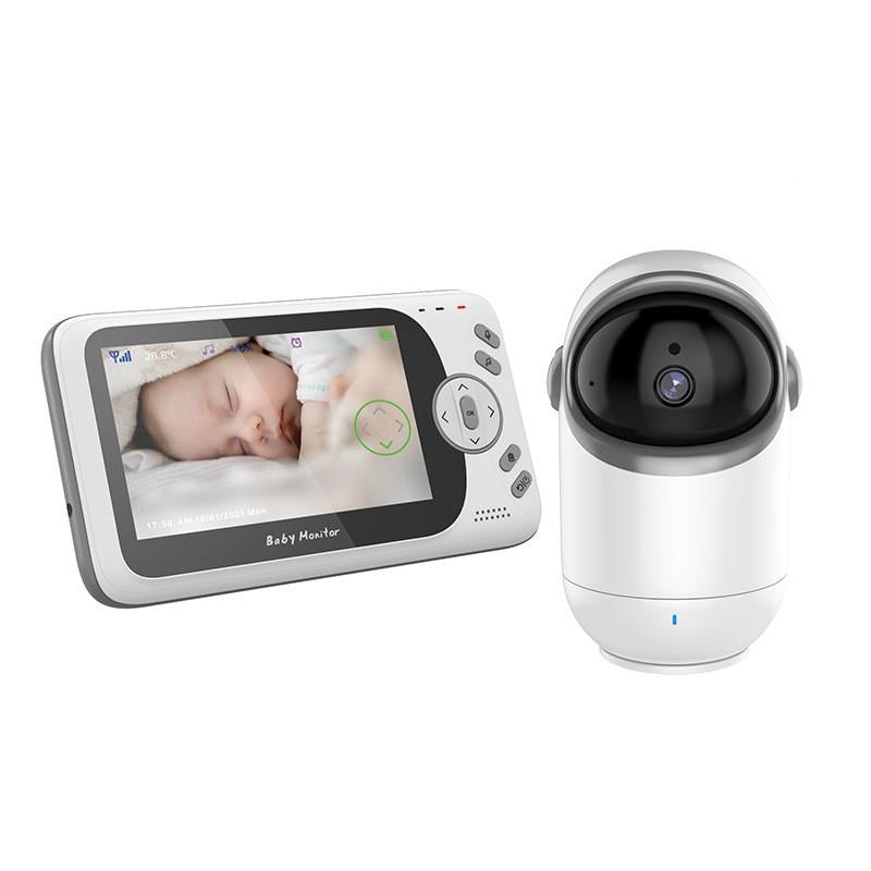 Wireless Baby Monitor With Night Vision And Temperature Detection - 4.3 Inch Screen-1964932148116983808
