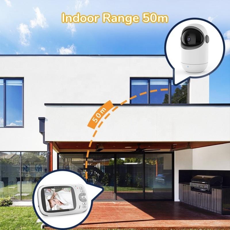 Wireless Digital Video Baby Monitor With Rotating Camera - 3.2 Inch-1964932149161365507