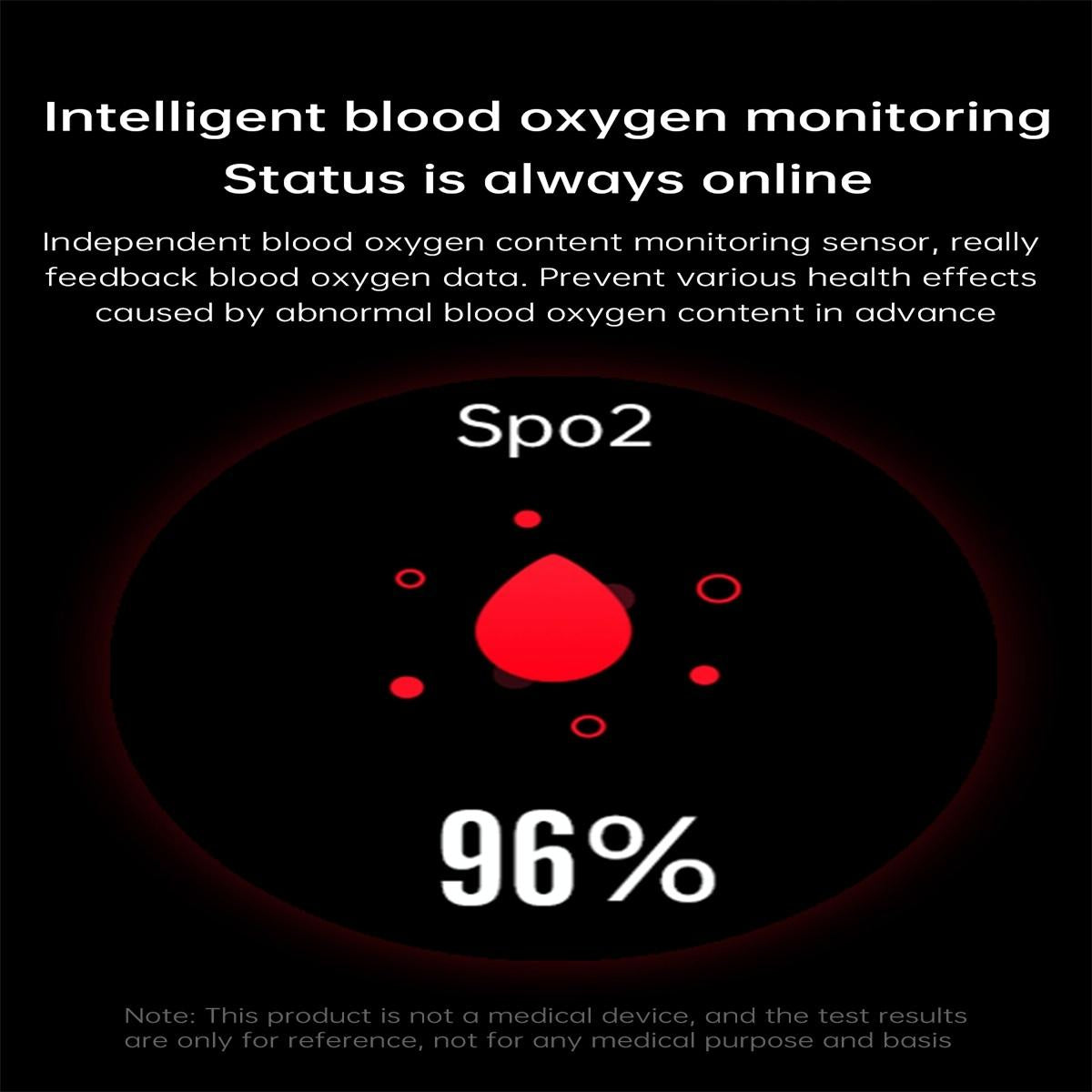 Smart Watch With Heart Rate And Blood Pressure Monitoring-1915196957446508547