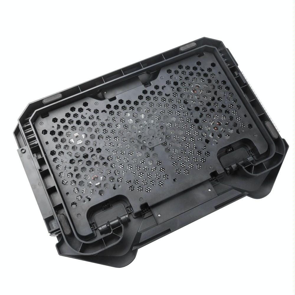 5-Fan Laptop Cooling Pad With Adjustable Stand And Phone Holder-1922443477405274114