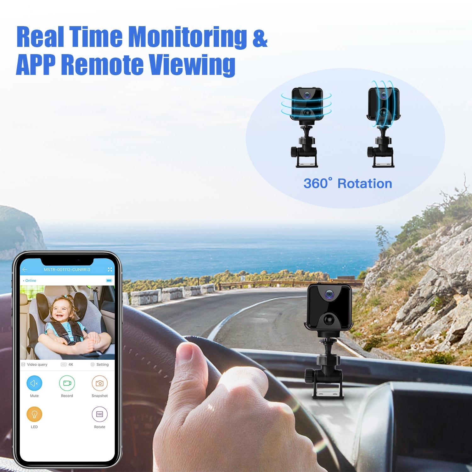 Wireless Wifi Home Security Camera With Night Vision And Remote Monitoring-1964932311715811331