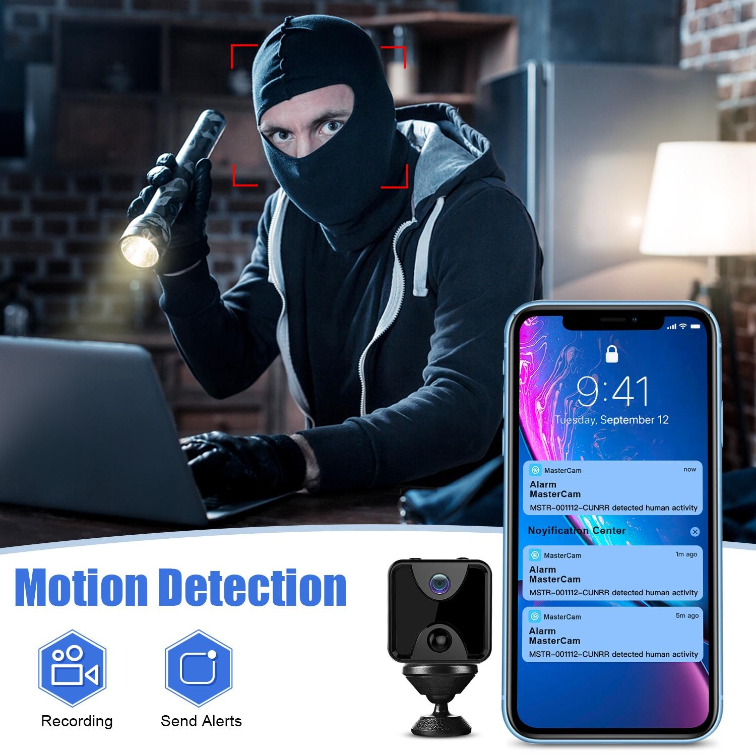 Wireless Wifi Home Security Camera With Night Vision And Remote Monitoring-1964932311715811332