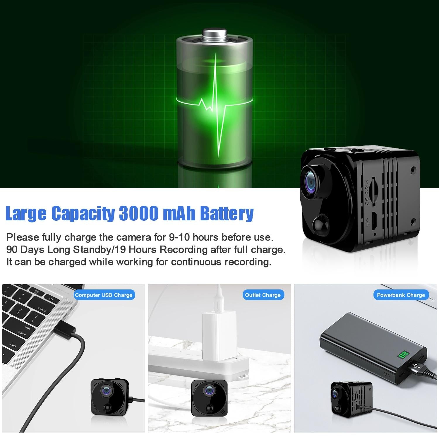 Mini Hd Webcam With Night Vision For Remote Monitoring-1964932234922299394