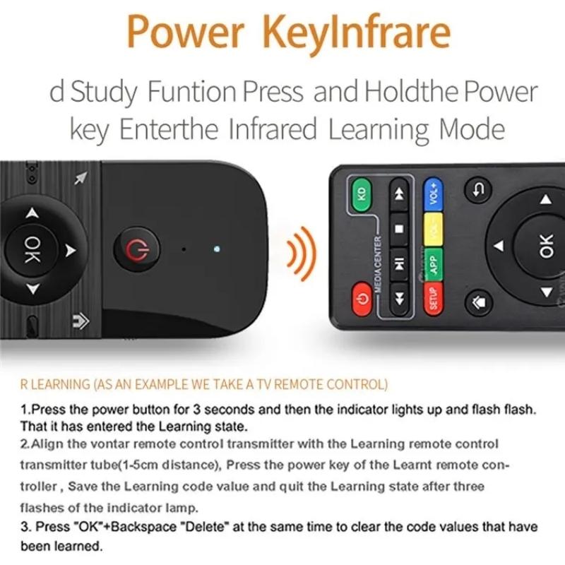 2.4G Wireless Smart Air Fly Mouse For M8 Tv Box - Remote Control Replacement-1915197204411322371