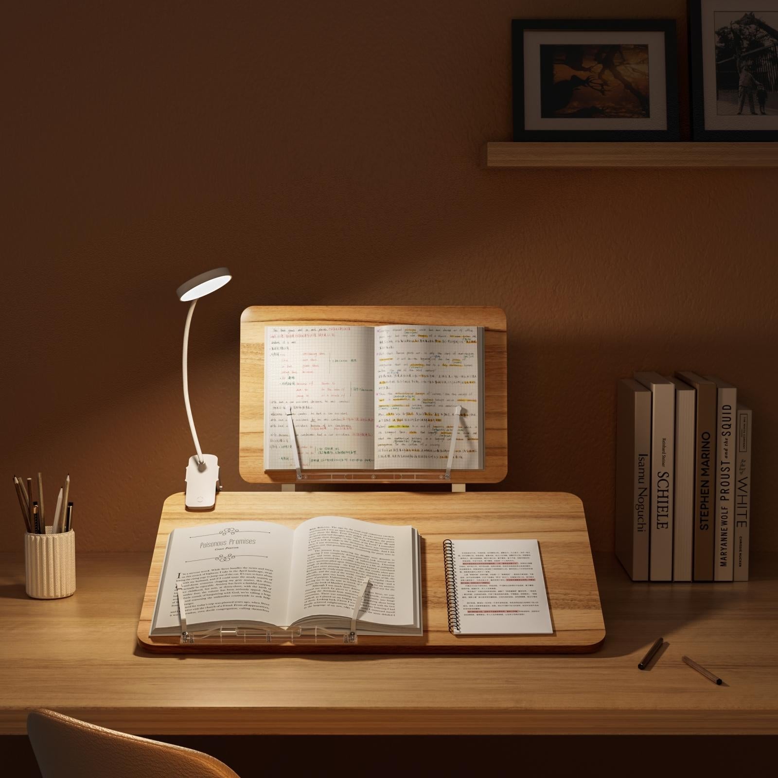 Portable Folding Book Stand For Home Dorm And Desktop Use-1964932256560713730