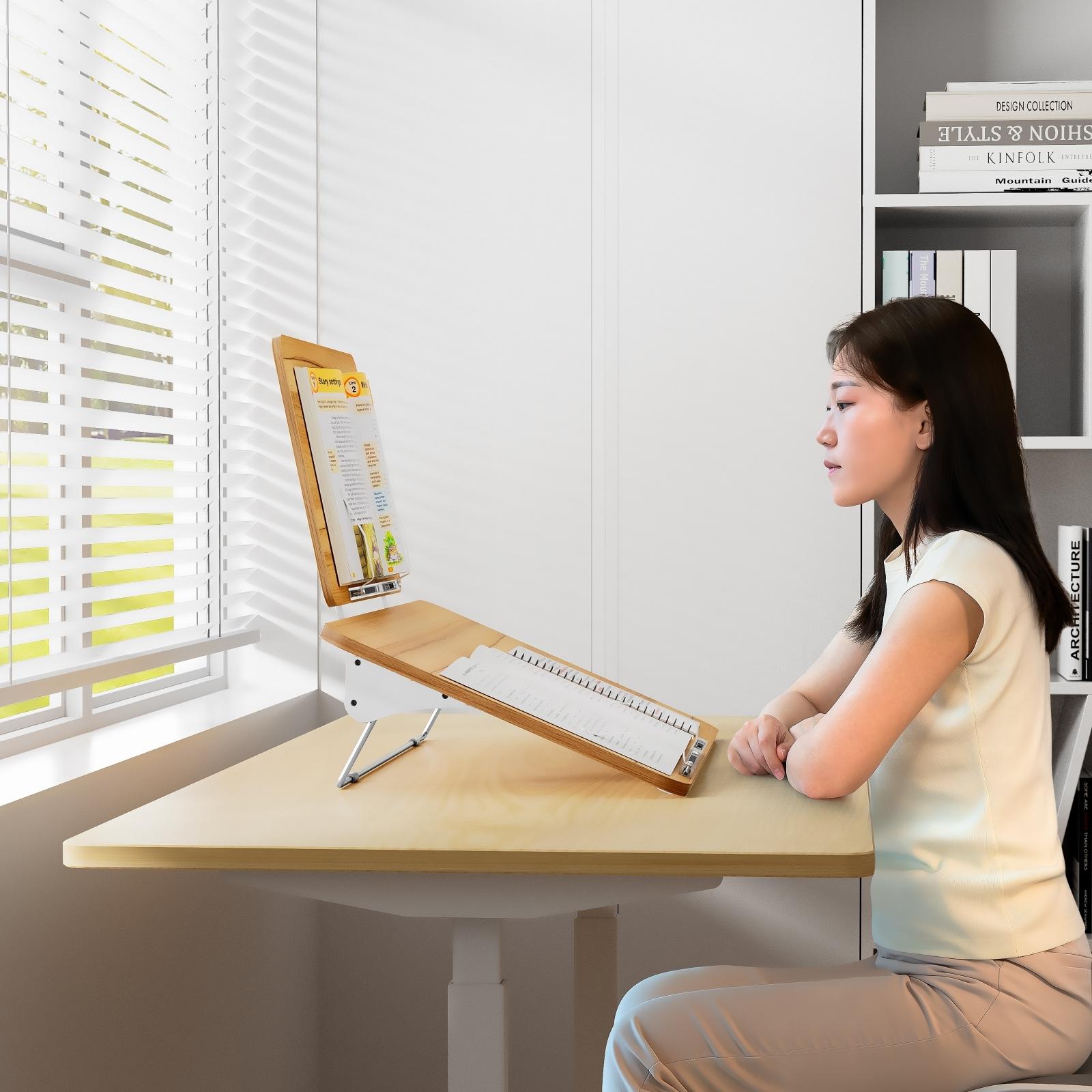 Portable Folding Book Stand For Home Dorm And Desktop Use-1964932256560713732