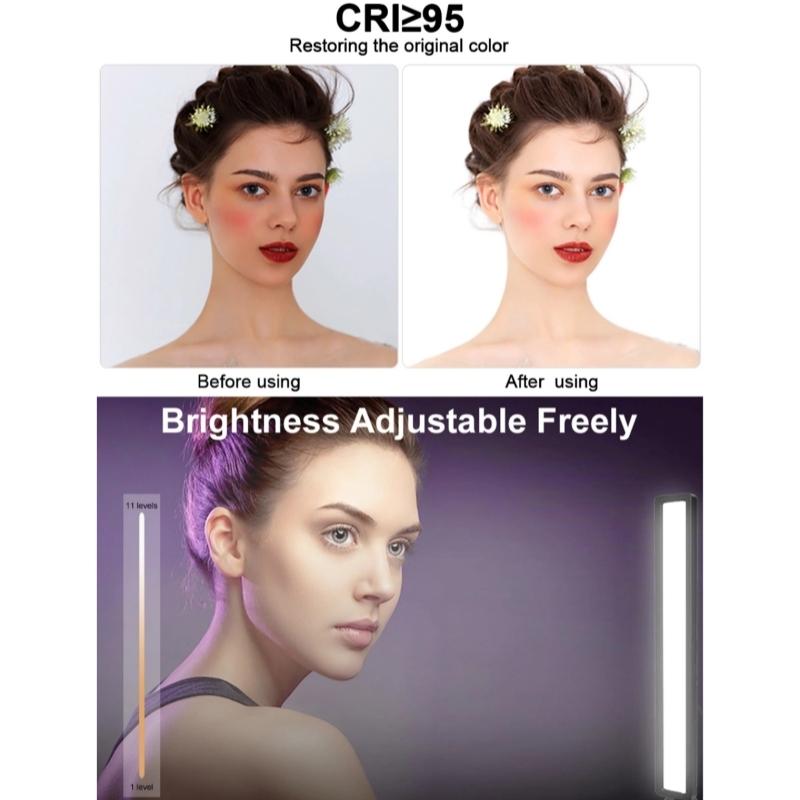 Portable Led Webcam Light With Tripod For Video Conferencing-1922443448917561347