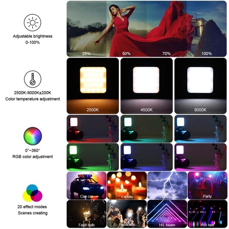 Portable Mini Rgb Beauty Light For Cell Phone Camera-1964932306863001604