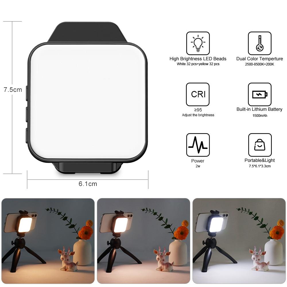 Food Jewelry Pocket Phone Fill Light With Clamp - W66-1915198251578036225