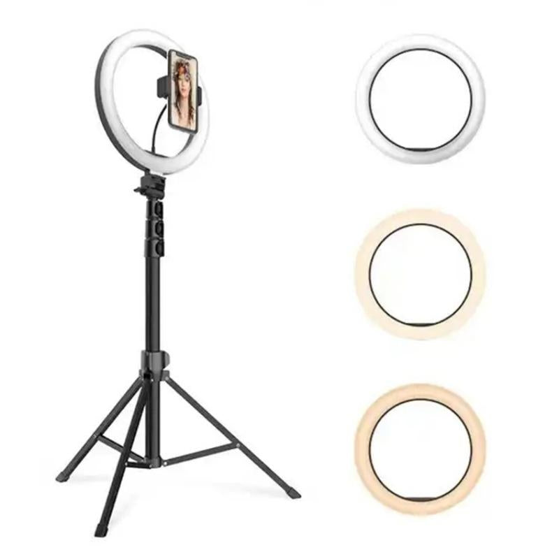 10 Inch Ring Light Set For Live Streaming And Beauty Stand-1915197400830578695