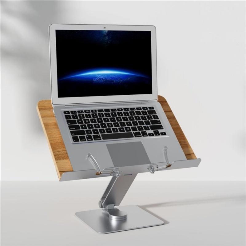 360 Degree Rotating Laptop & Book Stand - Adjustable & Hands-Free-1964932311132803073