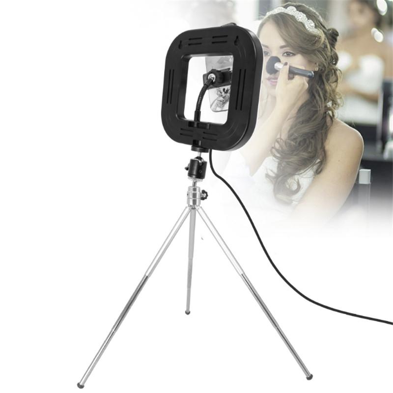 28Cm Dimmable Led Square Light With Tripod For Mobile Phone Live Streaming-1964932260092317698