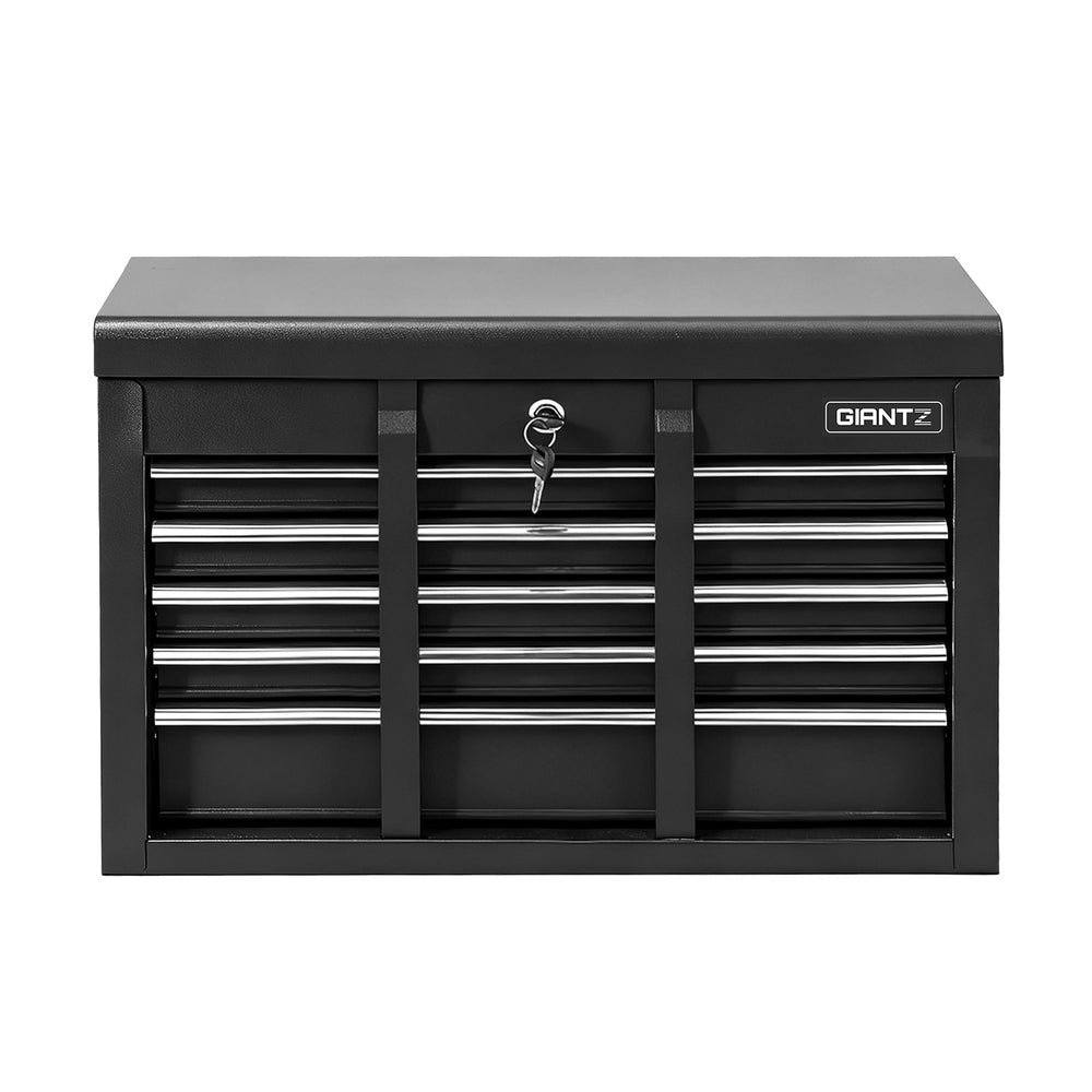 GIANTZ 5 Drawer Tool Chest Box Cabinet Lockable Garage Storage Organiser Black