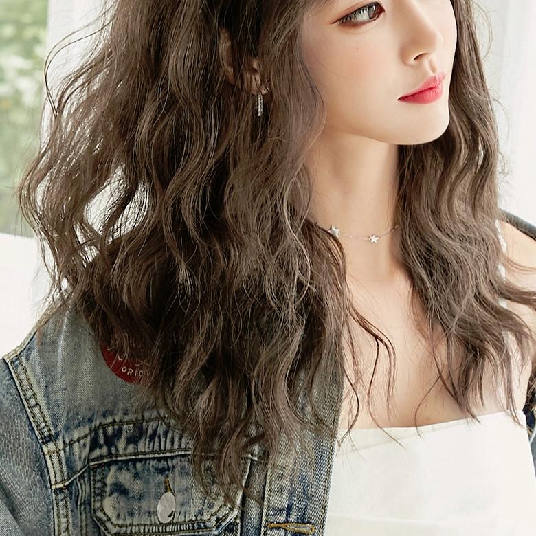 Long Hair Wig With Bangs 54Cm Wool-1915198325125156868