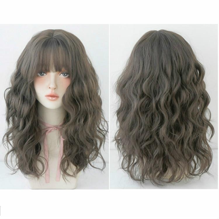 Long Hair Wig For Women 54Cm Cold Wool-1915197986963591169