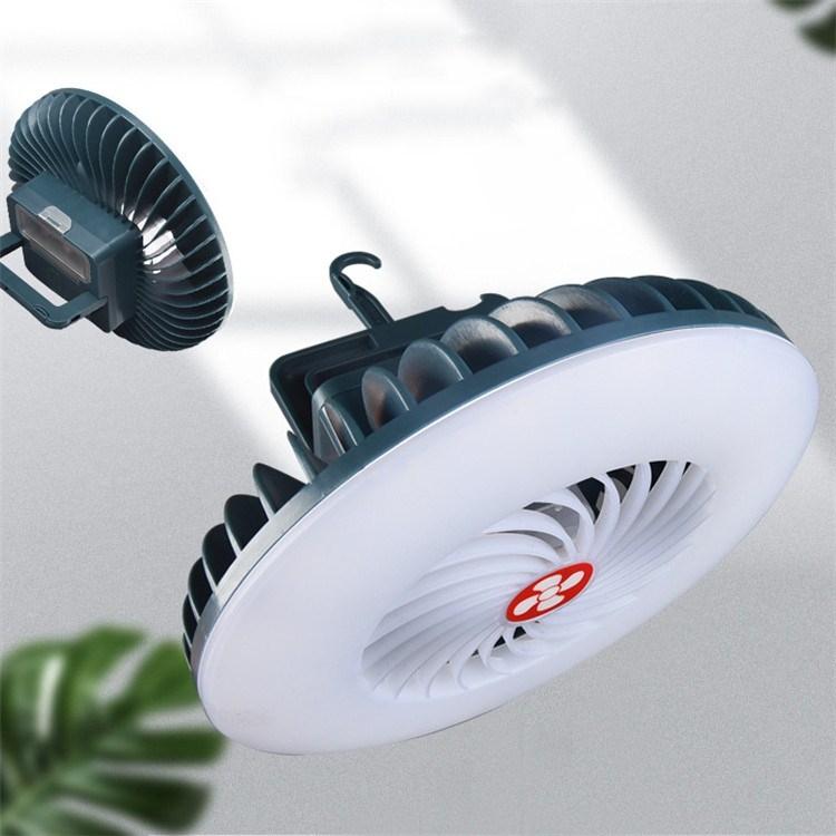 Multi-Function Rechargeable Fan Light For Camping And Live Broadcast-1964932343345057793