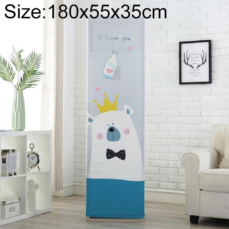 Love Bear Fabric Dust Cover - 180X55X35Cm Vertical Cabinet Type All-Inclusive Ac-1964932314320474119
