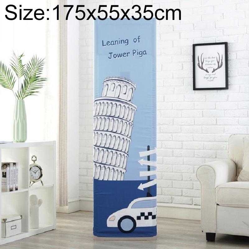 Vertical Cabinet Air Conditioning Cover - All-Inclusive Fabric - 175X55X35Cm - Tall Building-1964932297966882816