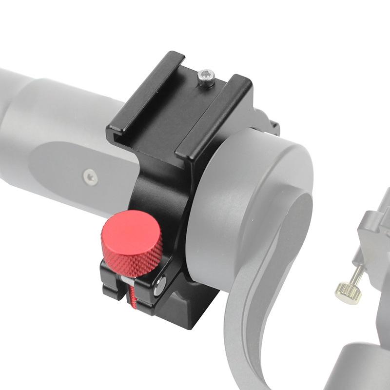Microphone Mount For Smooth 4 Handle Gimbal Stabilizer - Hot Shoe Adapter Ring-1915198036942917637