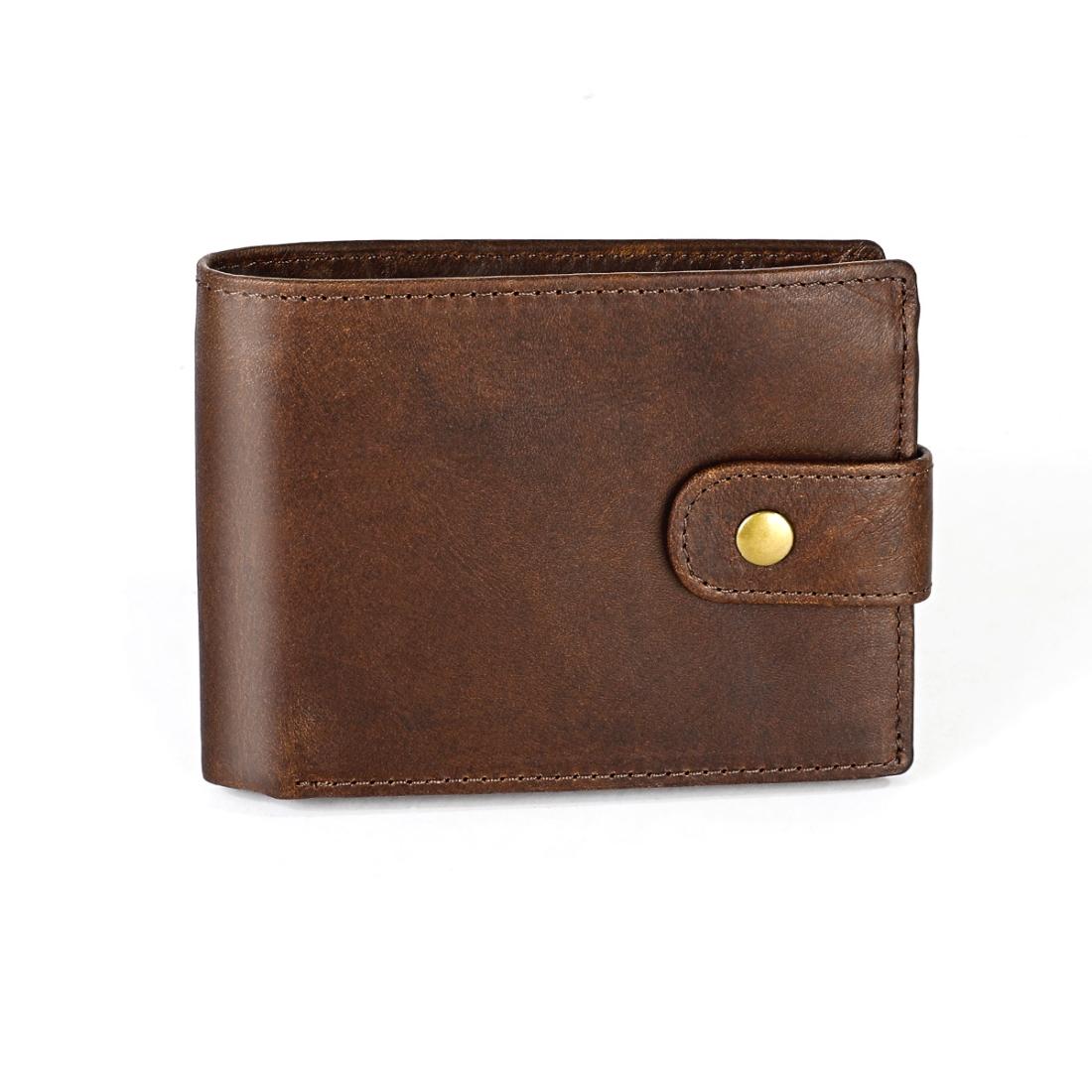 Leather Rfid Blocking Card Wallet - Multi Bit-1915197899571073024