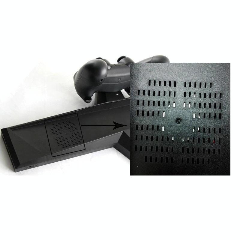 Ps4 Dual Handle Charging Base With Console Radiator - Black-1964932232233750530