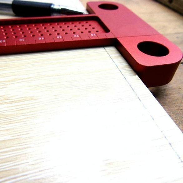 Marking Ruler For Woodworking T-Shaped Holes-1915198338744061956