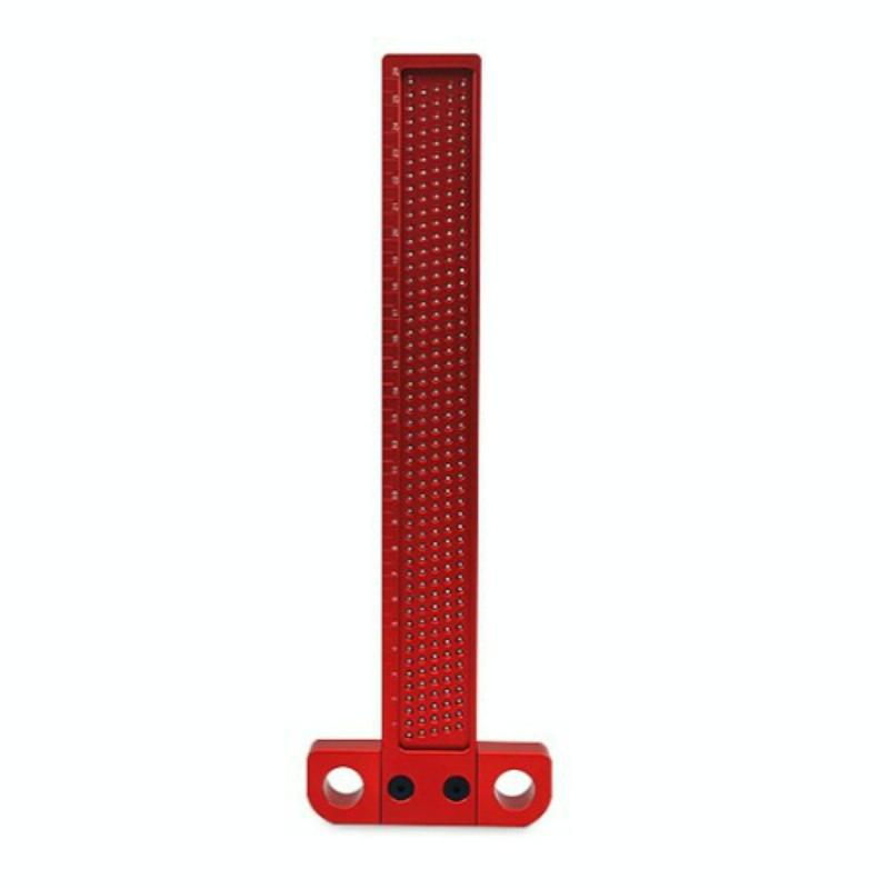 Precision T-Shaped Woodworking Marking Ruler - Ideal For Accurate Hole Measurements-1915197994261680136