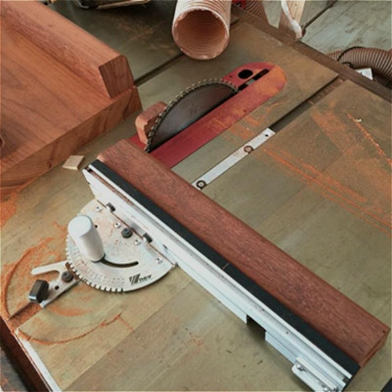 Table Saw Measuring Tool - Woodworking Pusher Slide Ruler-1915197857040830469