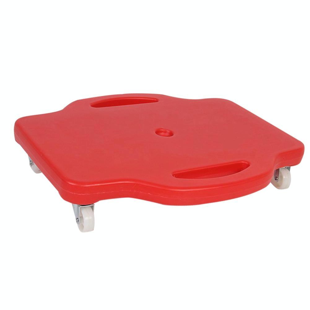 Square Four-Wheel Scooter For Children'S Balance Training - Red Blow Molding-1964932354237665284