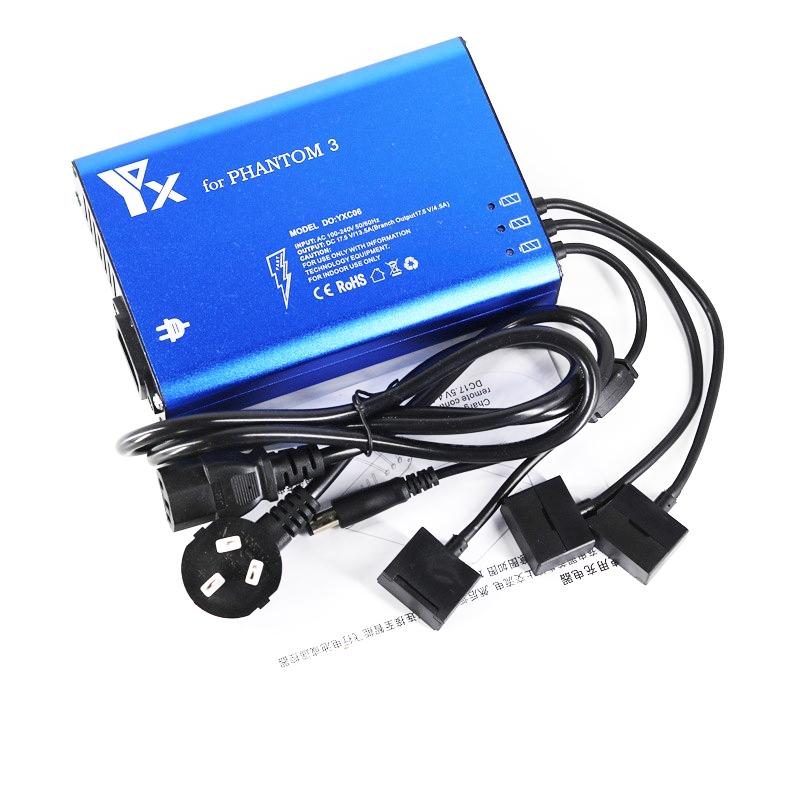Intelligent 4 In 1 Battery Charger For Dji Phantom 3 Standard Se Fpv Drone-1922443447336308744