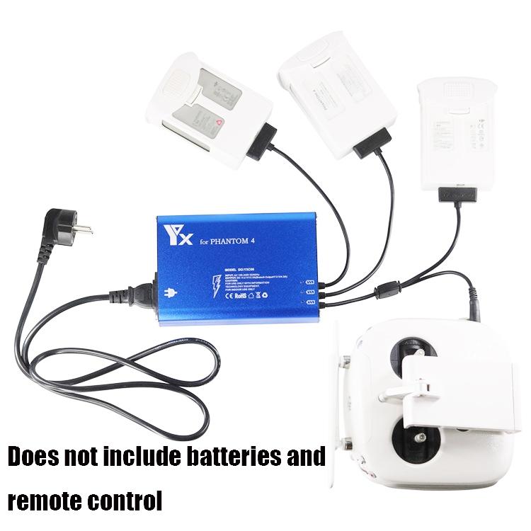 Intelligent 4-In-1 Charger For Dji Phantom 4 Pro / Advanced Batteries-1964932295622266887