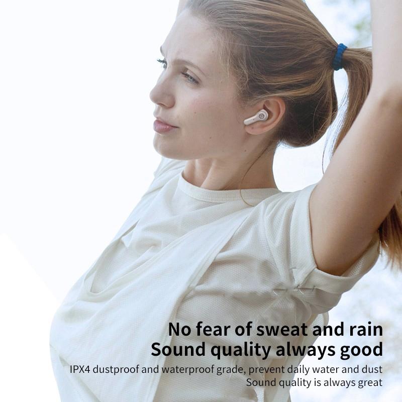 Anc Business Sports Tws Bluetooth Earphones With Charging Box - White-1915196691116593159