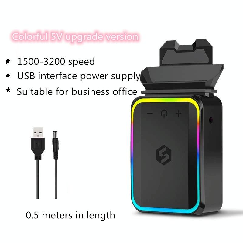 5V Colourful Laptop Exhaust Fan - Efficient Cooling-1964932338425139201