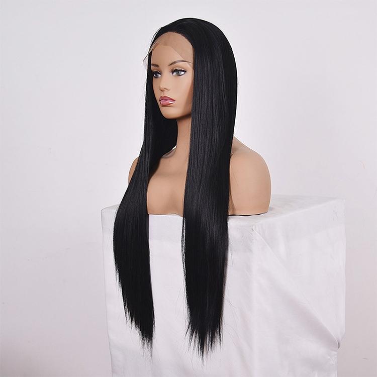26 Straight Lace Front Human Hair Wig - Style 2 No Code - Natural Look-1922443439690092545