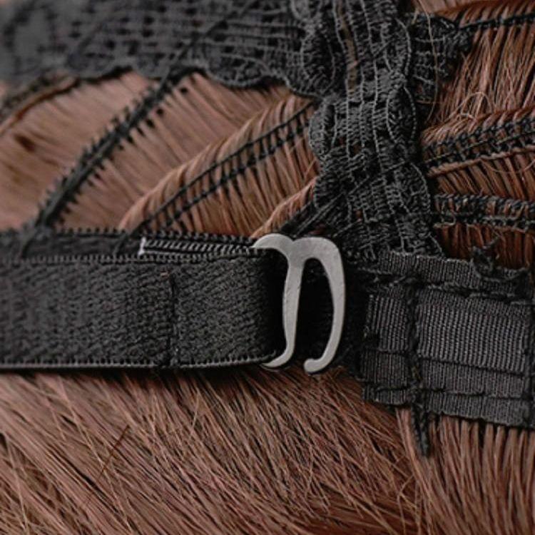 40Cm Shoulder Length Honey Pudding Wig - Perfect For Round Faces-1915198137937563651