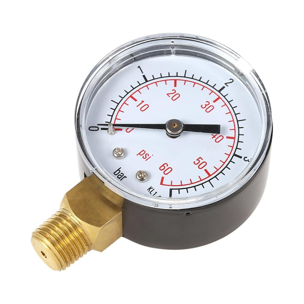 Shockproof Hydraulic Pressure Gauge For Pool Filters - Stainless Steel-1964932325104029698