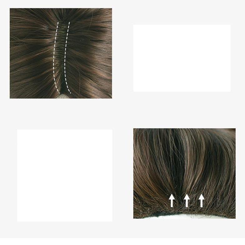 Silk Mist Blue Curly Wig For Girls - High Temp Long-1915198355877793796