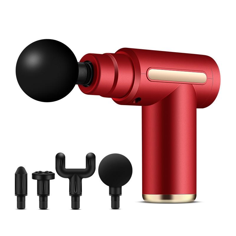 Electric Shock Muscle Massage Gun - Mini Red Fascia Pocket-1915197043480072200