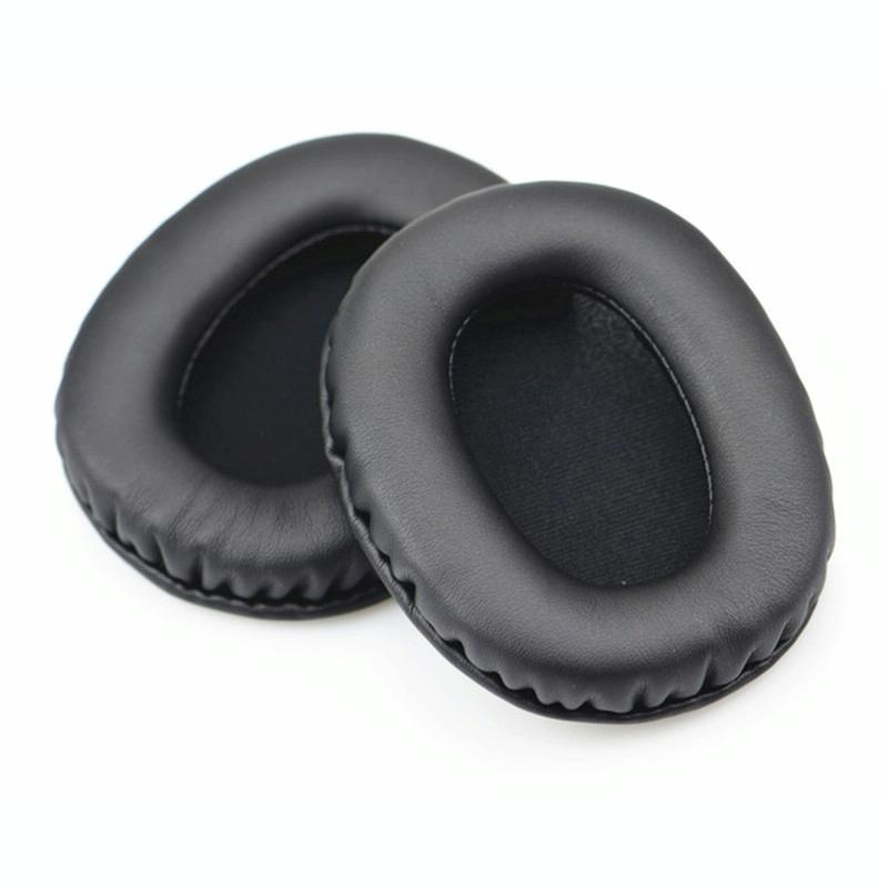 2-Pack Leather Headphone Covers For Edifier W800Bt / W808Bt / K800 / K830 / K815P - Black-1915196849459957760