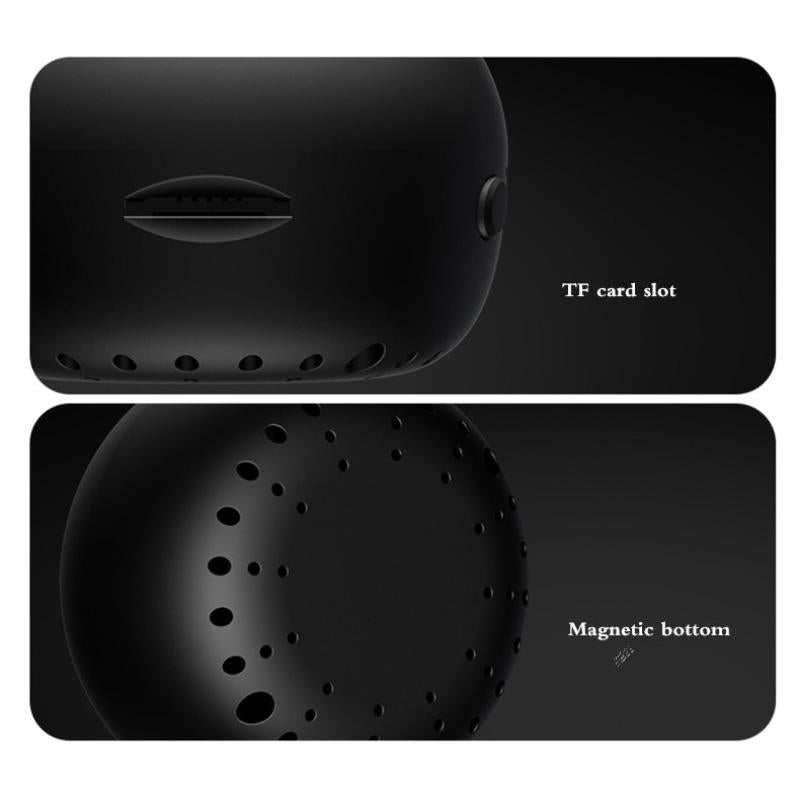 Small Wireless Security Camera With Night Vision - 1080P 5Ghz Remote - Matte Black-1964932166982963205