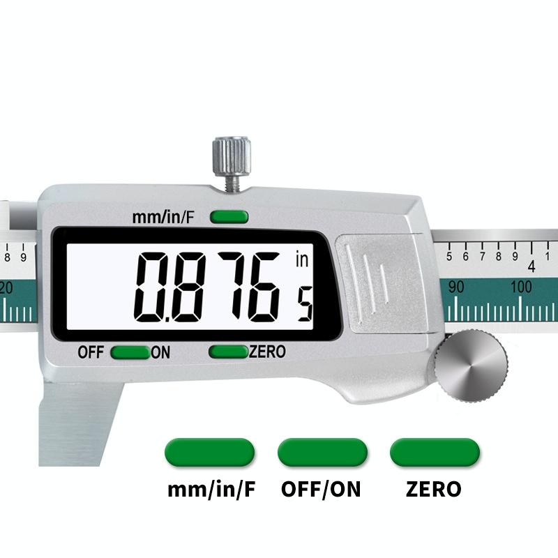 Digital Display Vernier Caliper - 0-150Mm Stainless Steel - Green-1915197423706312711