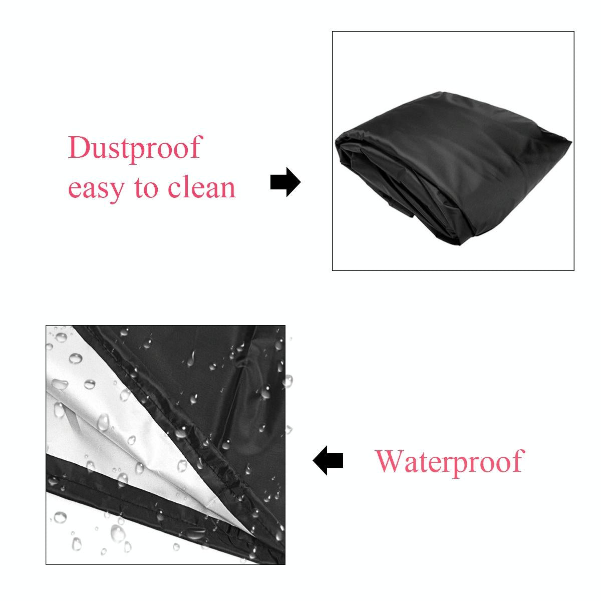 Protective Cover For Lawn Mower - 183X137X117Cm - Uv & Leaf Resistant-1964932332016242692