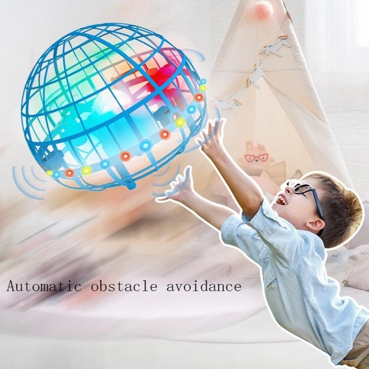 Blue Remote Stunt Ball Toy For Kids - Suspended Four-Axis Aircraft-1915196833827786756