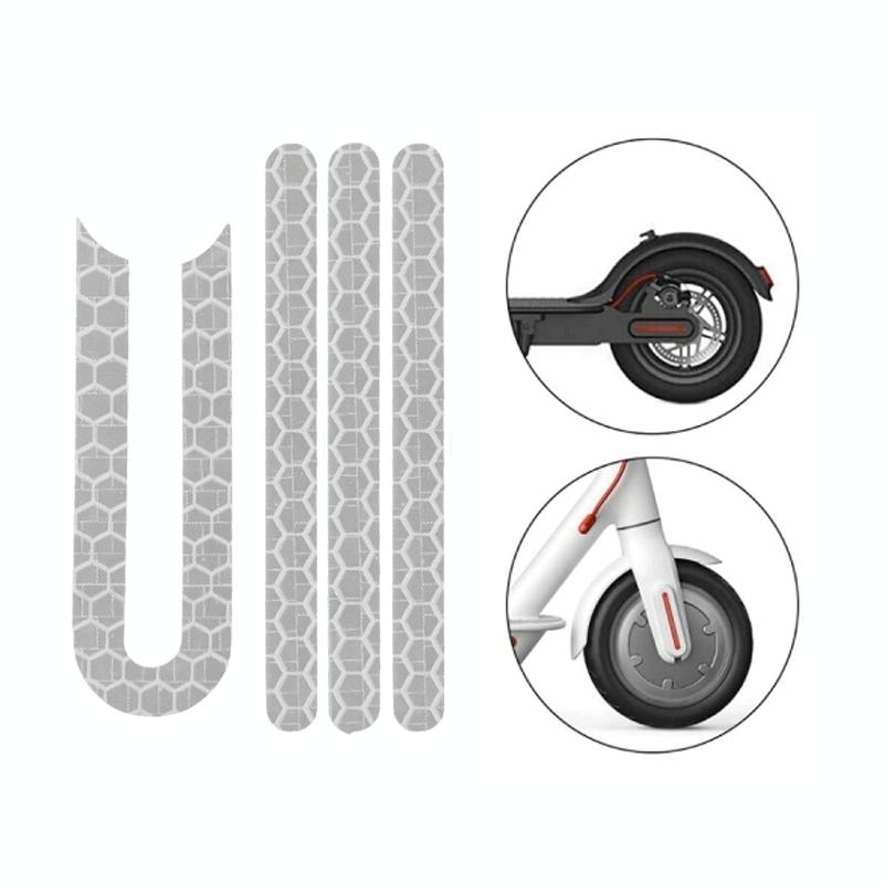 Reflective Sticker For Xiaomi Mijia M365 Pro Scooter - White-1964932351624613894