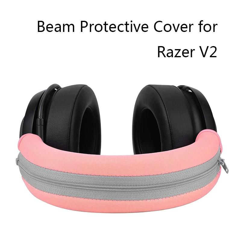 2-Pack Razer Blackshark V2 Headset Sponge Case - Gray Lambskin-1915197860845064198